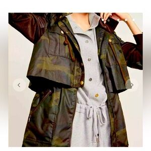 Veronica Beard Jemari Parka Jacket Camo  Size 4